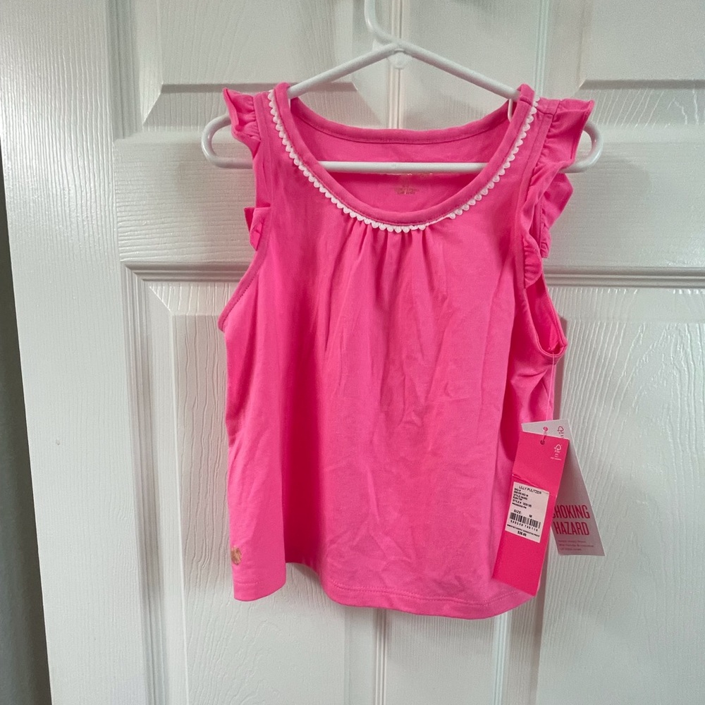 LillyPulitzer girls top, NWT  size m